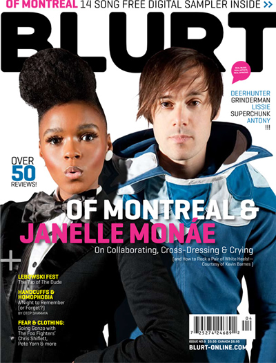 Janelle Monae and of Montreal's Kevin Barnes Cover Blurt Magazine