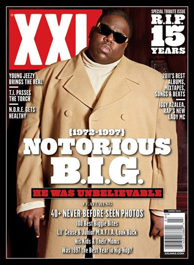 March 2012 XXL Cover: The Notorious B.l.G.